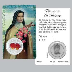 Saint Therese Holy Card & Medal