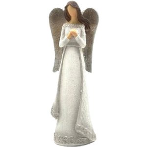 25cm Angel Hands on Heart Statue