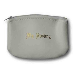 White Rosary Purse