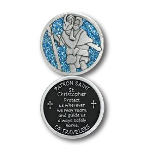 3.5cm Companion Coin St. Christopher