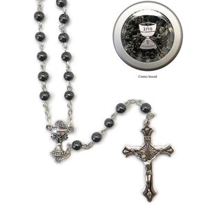 Hematite Rosary in Box