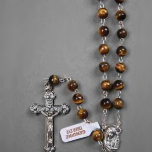 Tiger Eye Rosary