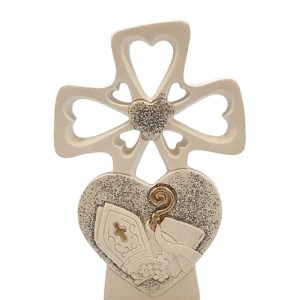 Confirmation Cross Resin Plaque