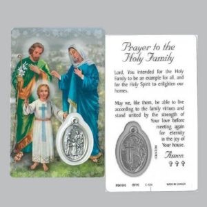 Holy Family Holy Card & Medal