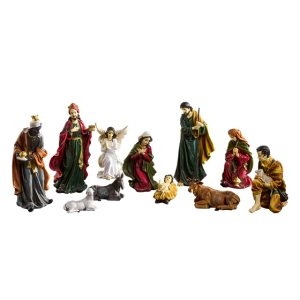 75cm Multicoloured Nativity Set 11 Piece