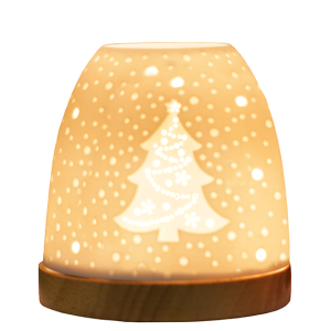 Tea Candle Igloo with Christmas Tree