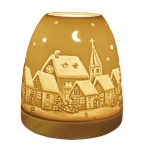 Tea Candle Igloo with Winter Village