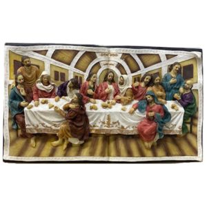 Last Supper Book Statue