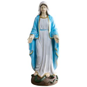 150cm Blue & White Statue of Mary