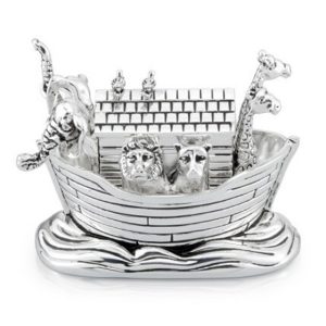 Silver Noah's Ark Musical Box