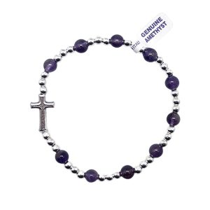 Amethyst Rosary Bracelet