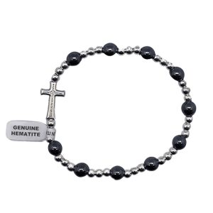Hematite Rosary Bracelet