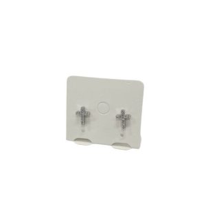 Sterling Silver Cross Earrings